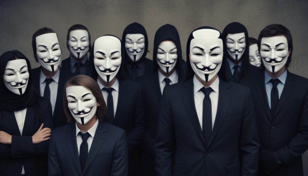 The Impact of Anonymous Groups on Society
