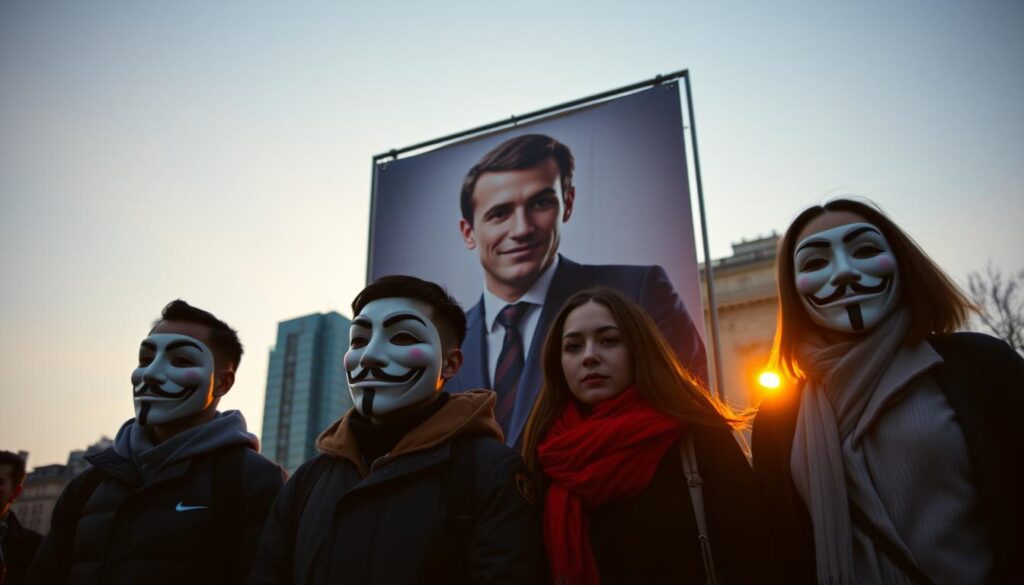 Does Anonymous Support Emmanuel Macron?