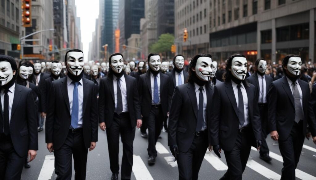 Does the Anonymous Hacker Group Have a Social Media Page?