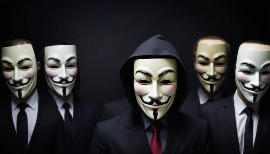 What is the mask of Anonymous?