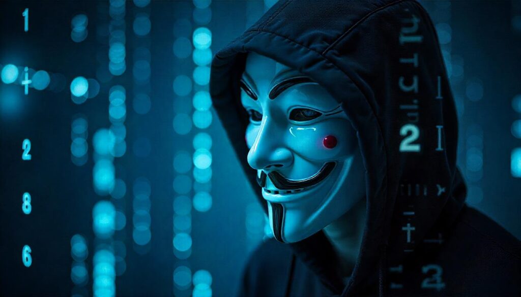 Who started the Anonymous mask?