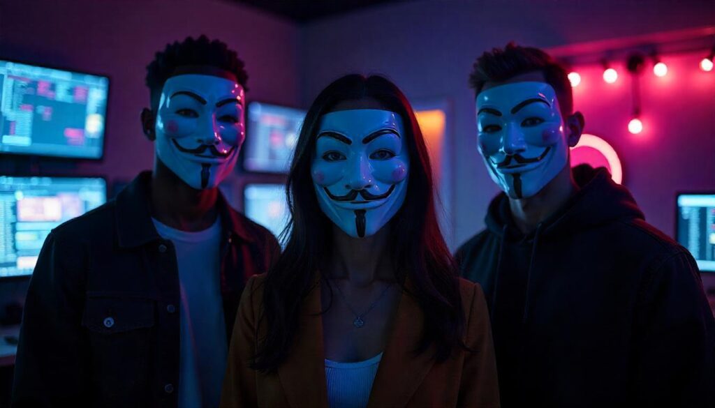 What is the motive of Anonymous group?