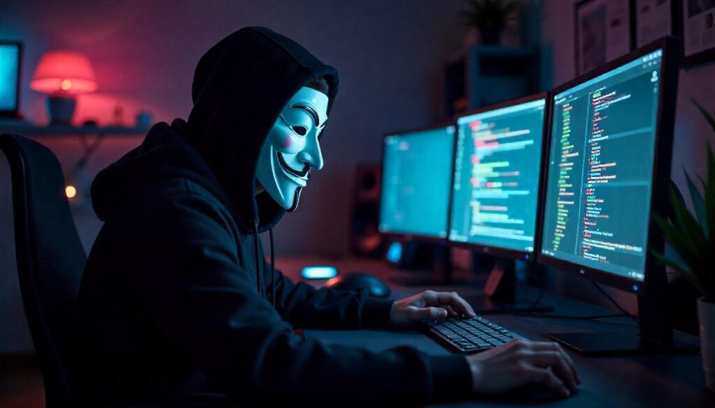 What is the salary of Anonymous hacker?