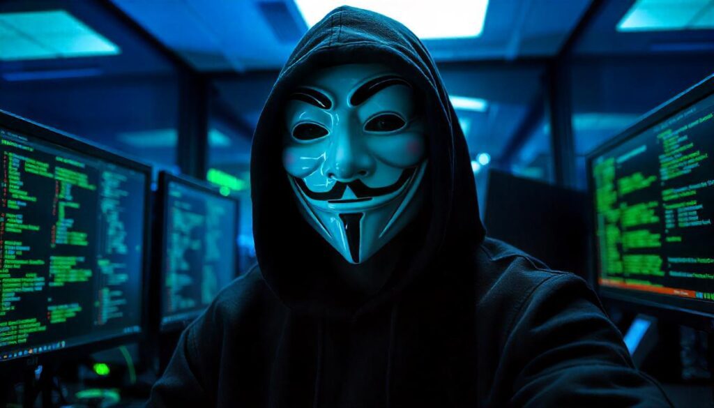 Who is the leader of the Anonymous?