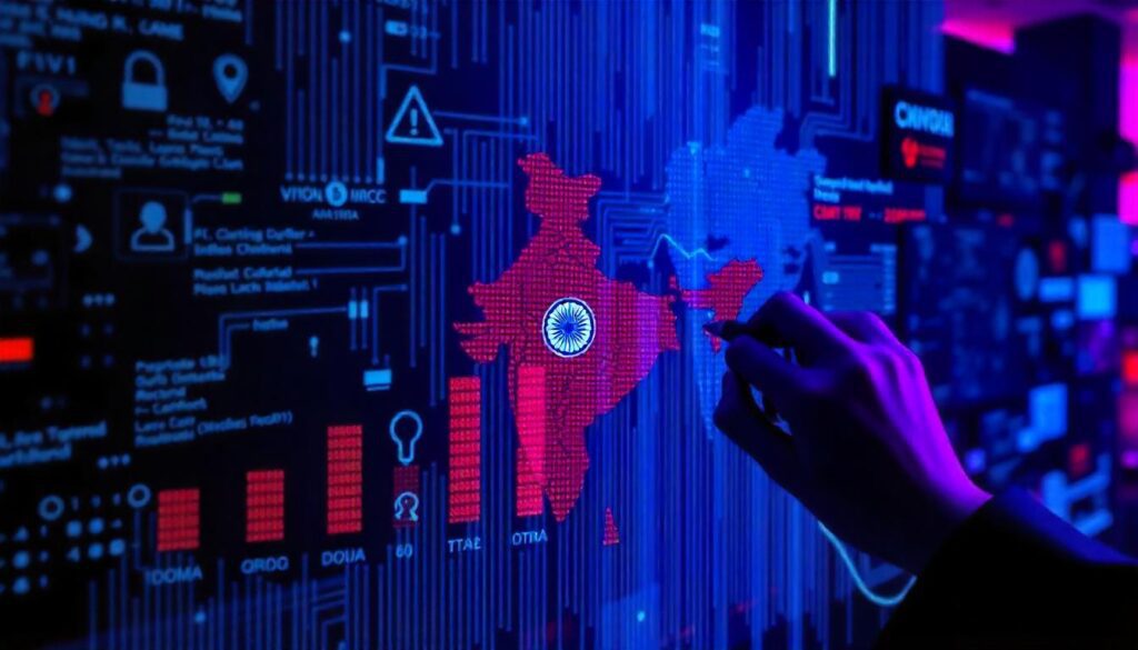 What is the rank of India in cyber crime?