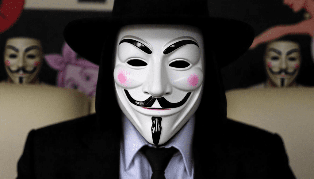 Why do Anonymous wear masks?