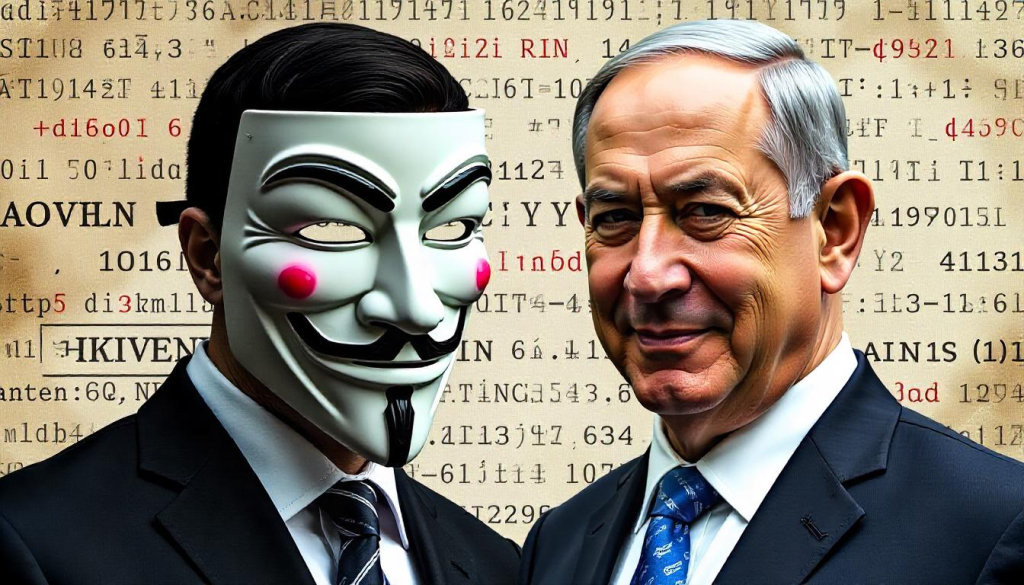 Does Anonymous Support Benjamin Netanyahu?