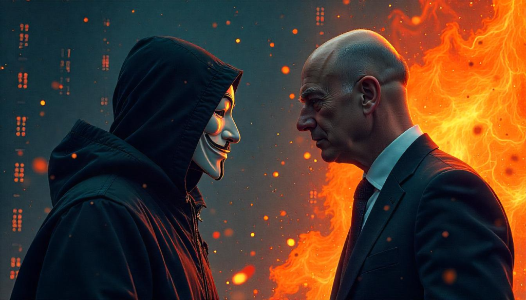 Anonymous vs Jeff Bezos: The Battle Between Power and Hacktivism